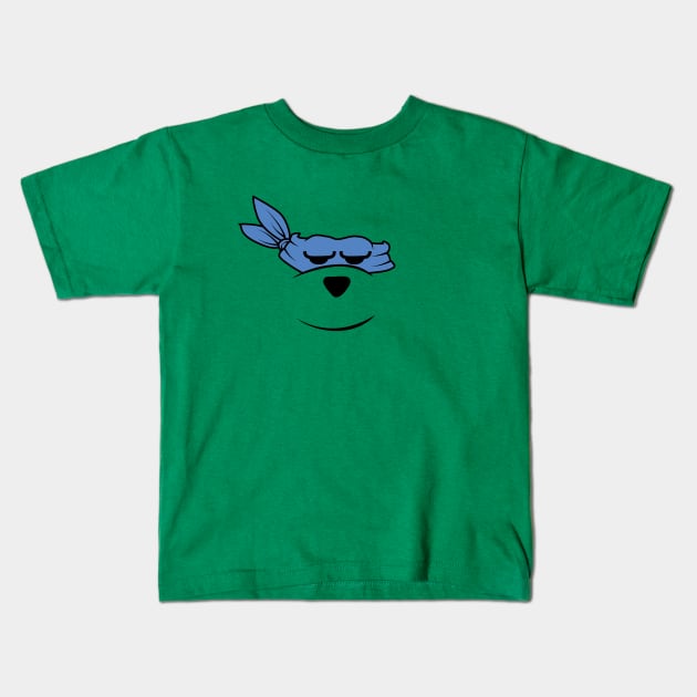 Leonardo - TMNB Kids T-Shirt by bobbuel